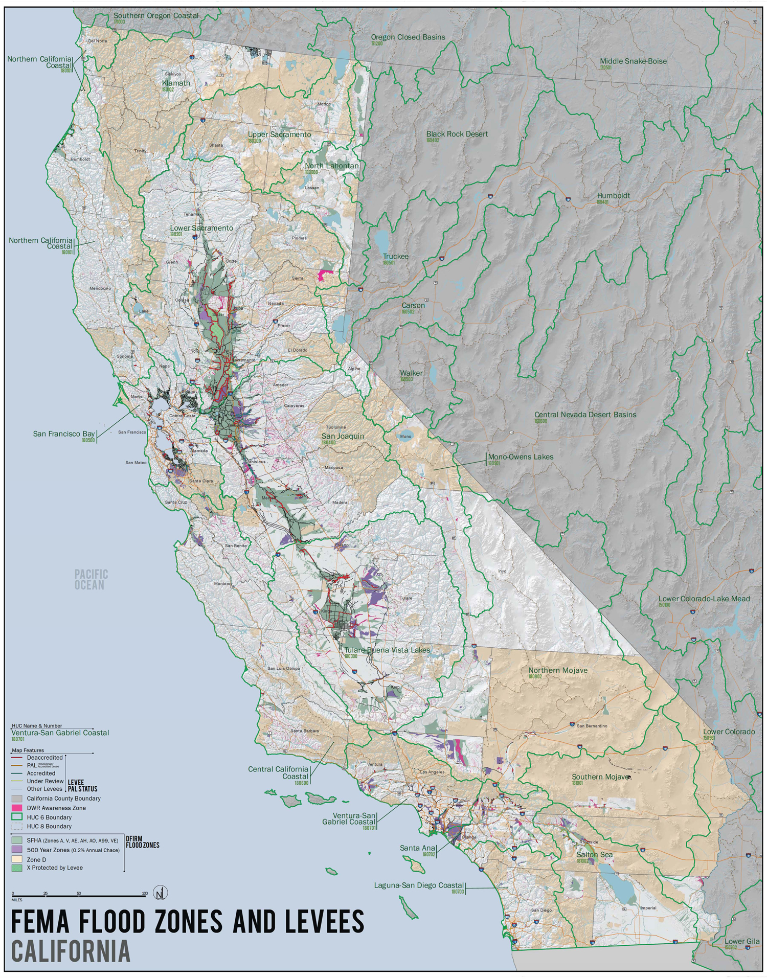 BG Cartography » FEMA Flood Zones & Levees