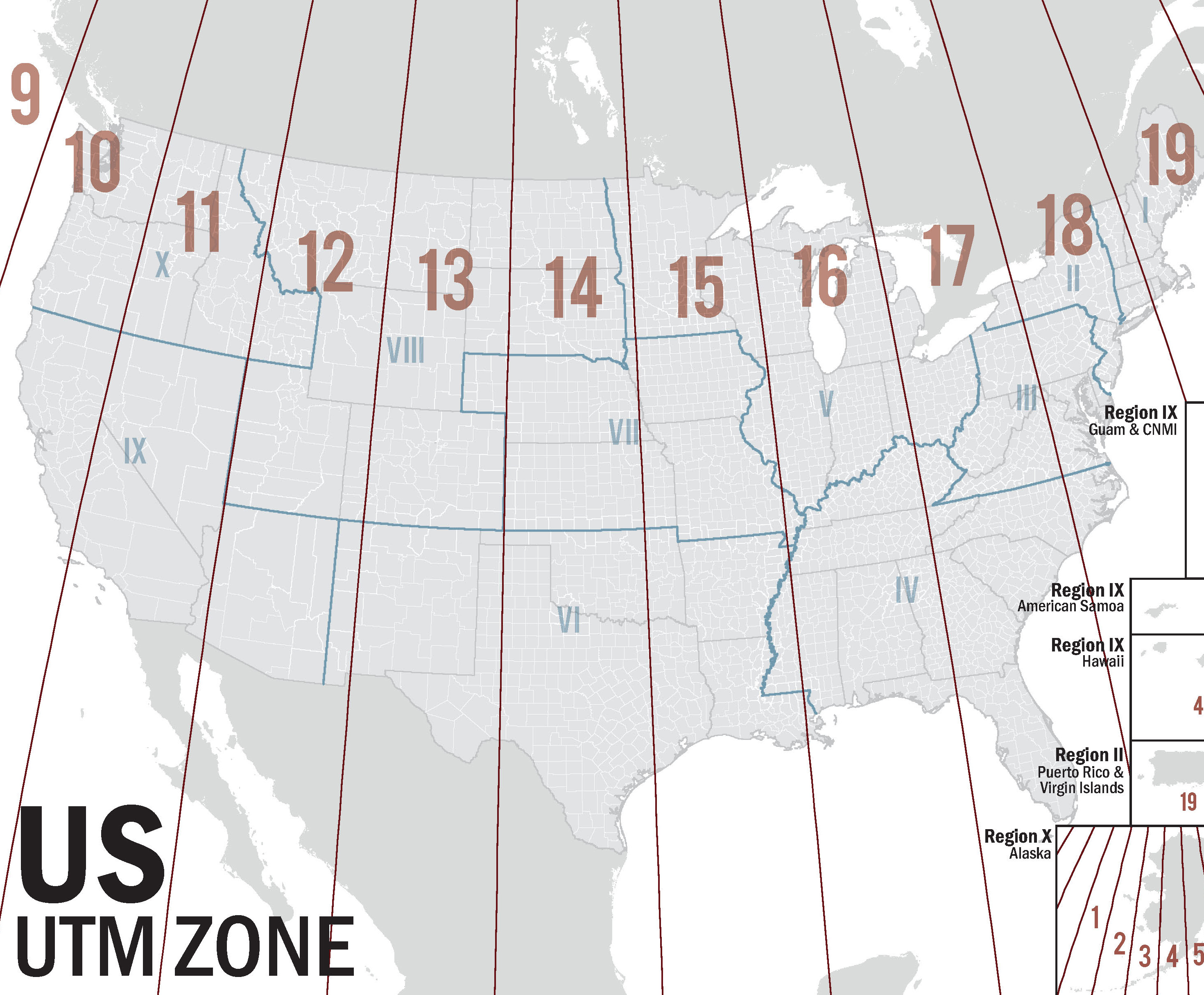 BG Cartography » UTM Zones FI