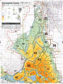 Delta Wall Map