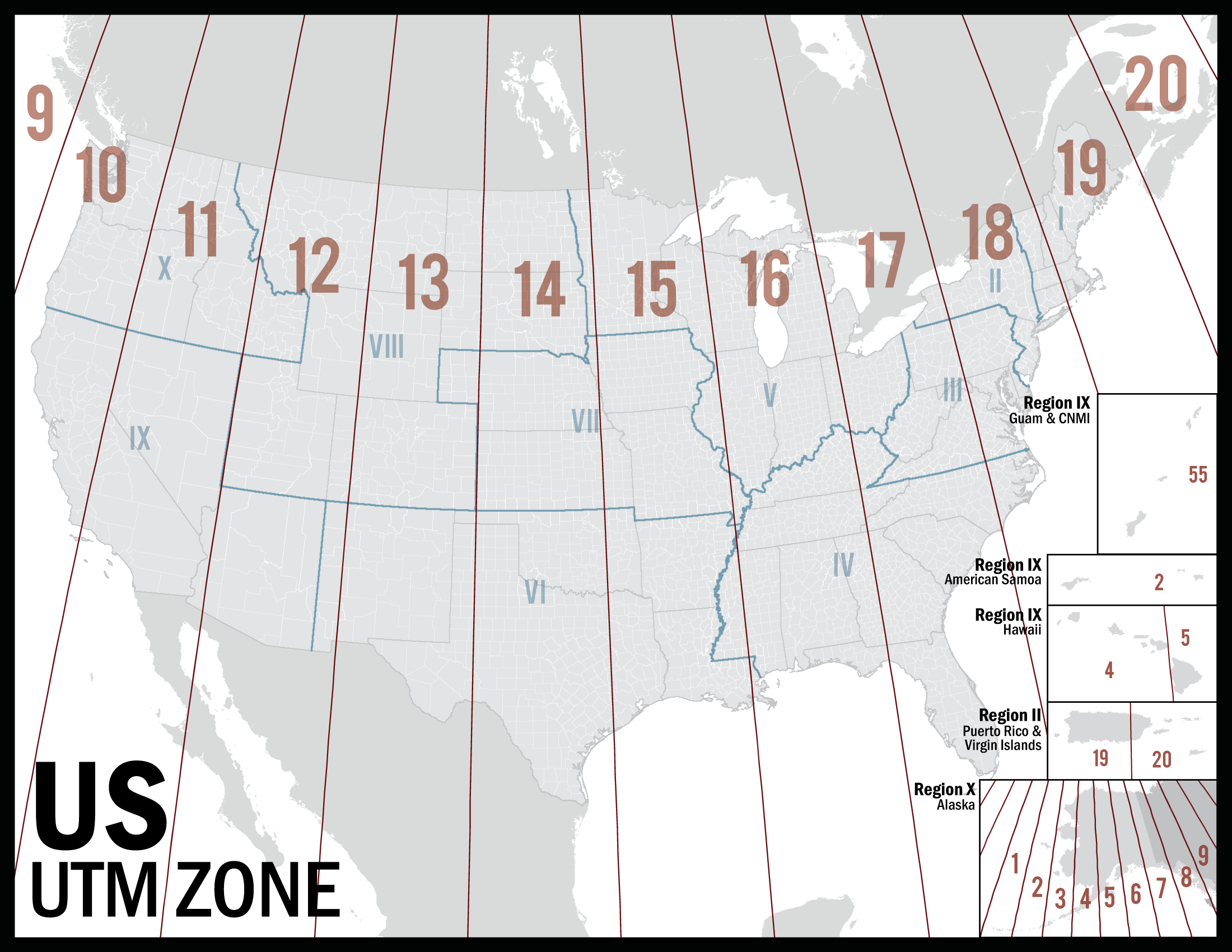 UTM Zones Of India