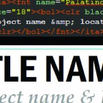Map Typography – Formatting Tags in ArcMap