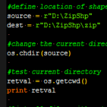 Zip all shapefiles in directory individually